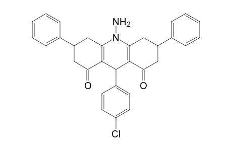 10-amino-9-(4-chlorophenyl)-3,6-diphenyl-2,3,4,5,6,7,9,10-octahydroacridine-1,8-dione