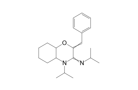 2-Benzylidene-N,4-diisopropylhexahydro-2H-benzo[b][1,4]oxazin-3(4H)-imine