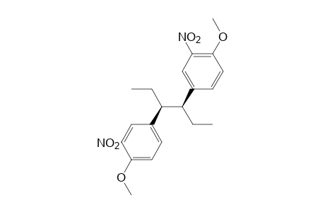 4,4'-((3S,4S)-Hexane-3,4-diyl)bis(1-methoxy-2-nitrobenzene)