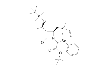 [(3S,4S,(1'R)]-3-[1-(tert-Butyldimethylsilyl)oxy]ethyl]-1-[(phenylselenyl)(tert-butyloxycarbonyl)methyl]-4-[(vinyldimethylsilyl)methyl]-2-azetidinoe