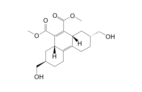 Dimethyl (2R,7R,8aR,10aS)-2,7-bis(hydroxymethyl)-1,2,3,4,5,6,7,8,8a,10a-decahydrophenanthrene-9,10-dicarboxylate