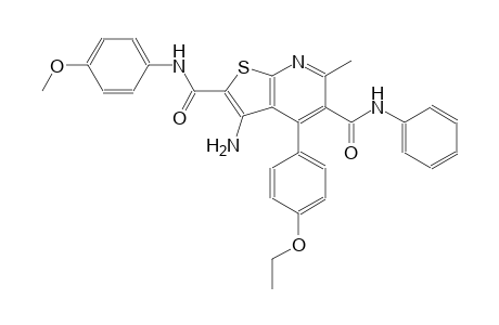 thieno[2,3-b]pyridine-2,5-dicarboxamide, 3-amino-4-(4-ethoxyphenyl)-N~2~-(4-methoxyphenyl)-6-methyl-N~5~-phenyl-