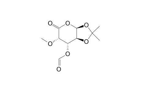 3-O-formyl-1,2-O-isopropylidene-4-O-methyl-D-arabinopyranurono-5,1-lactone