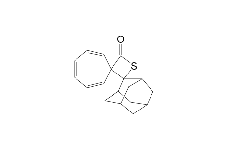 Dispiro[adamantane-2,2'-thietane-3',1''-[2,4,6]cycloheptatrien]-4'-one