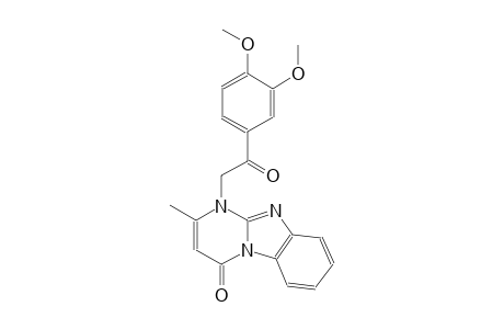 pyrimido[1,2-a]benzimidazol-4(1H)-one, 1-[2-(3,4-dimethoxyphenyl)-2-oxoethyl]-2-methyl-