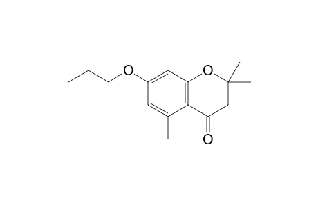 7-(Propoxy)-2,2,5-trimethyl-4-chromanone