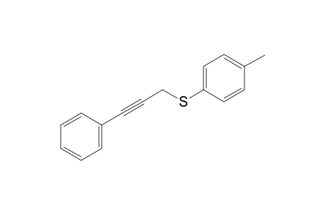 1-Methyl-4-[(3-phenyl-2-propyn-1-yl)thio]benzene
