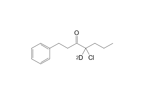 4-Chloro-4-deuterio-1-phenyl-3-heptanone