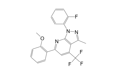 1H-pyrazolo[3,4-b]pyridine, 1-(2-fluorophenyl)-6-(2-methoxyphenyl)-3-methyl-4-(trifluoromethyl)-