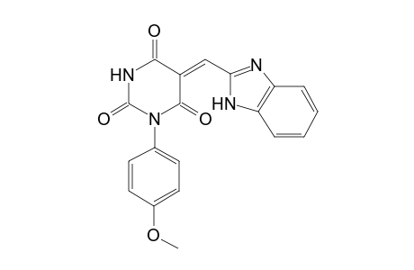 (5Z)-5-(1H-benzimidazol-2-ylmethylene)-1-(4-methoxyphenyl)barbituric acid