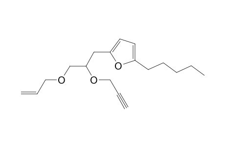 2-(3-Allyloxy-2-prop-2-inyloxypropyl)-5-pentylfuran