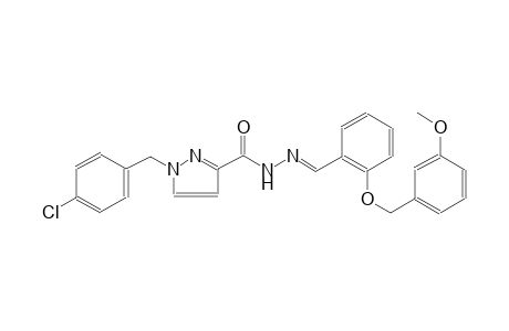 1-(4-chlorobenzyl)-N'-((E)-{2-[(3-methoxybenzyl)oxy]phenyl}methylidene)-1H-pyrazole-3-carbohydrazide