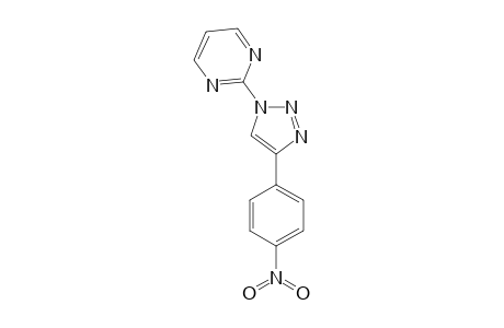 2-[4-(4-NITROPHENYL)-1H-1,2,3-TRIAZOL-1-YL]-PYRIMIDINE