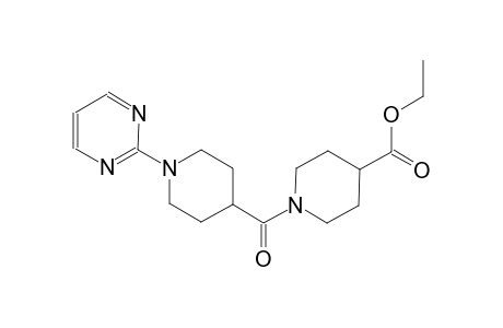 4-piperidinecarboxylic acid, 1-[[1-(2-pyrimidinyl)-4-piperidinyl]carbonyl]-, ethyl ester