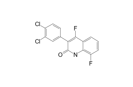 3-(3,4-DICHLOROPHENYL)-4,8-DIFLUORO-HYDROQUINOLIN-2-ONE