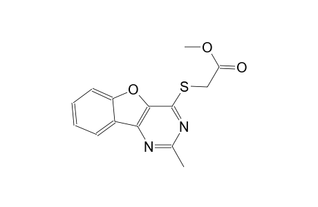 Methyl [(2-methyl[1]benzofuro[3,2-d]pyrimidin-4-yl)sulfanyl]acetate
