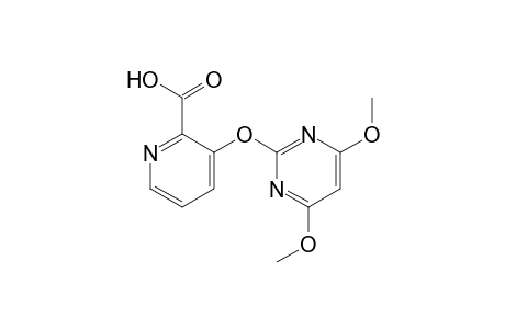 2-Pyridinecarboxylic acid, 3-[(4,6-dimethoxy-2-pyrimidinyl)oxy]-