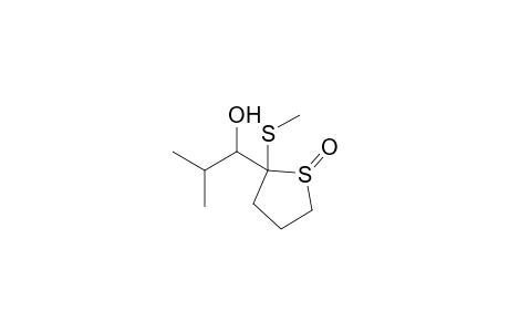 2-(1-Hydroxy-2-methylpropyl)-2-(methylthio)thiolane 1-oxide