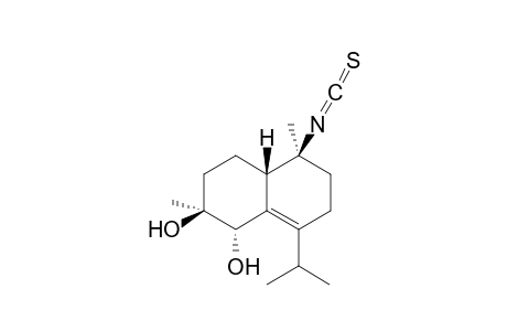 (1S,4S,5S,10S)-1,6-Dimethyl-4-isopropyl-5,6-dihydroxy-1,2,3,5,6,7,8,9-octahydronaphthalene-isothiocyanate