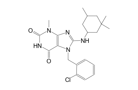 7-(2-chlorobenzyl)-3-methyl-8-[(3,3,5-trimethylcyclohexyl)amino]-3,7-dihydro-1H-purine-2,6-dione