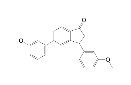 2,3-Dihydro-3,5-bis(3-methoxyphenyl)-1H-inden-1-one