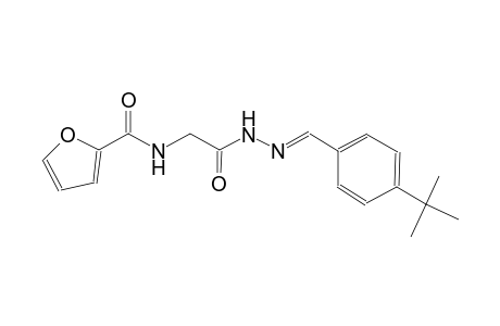acetic acid, [(2-furanylcarbonyl)amino]-, 2-[(E)-[4-(1,1-dimethylethyl)phenyl]methylidene]hydrazide