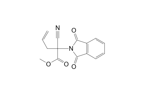 2-cyano-2-(1,3-dioxo-2-isoindolyl)-4-pentenoic acid methyl ester