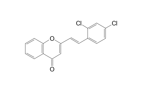 2-[(E)-2-(2,4-dichlorophenyl)ethenyl]-1-benzopyran-4-one