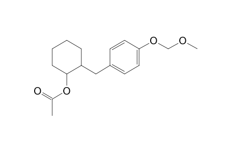 cis-2-(4-Methoxymethoxybenzyl)-1-cyclohexyl acetate