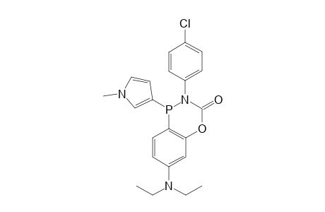2-(4-Chlorophenyl)-6-diethylamino-1-(N-methylpyrrol-3-yl)-2,4,1-benzoxazaphosphinan-3-one