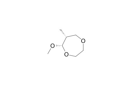 cis-5-Methoxy-6-methyl-1,4-dioxepane