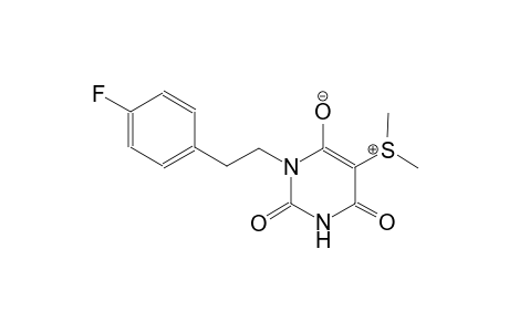5-(dimethylsulfonio)-3-[2-(4-fluorophenyl)ethyl]-2,6-dioxo-1,2,3,6-tetrahydro-4-pyrimidinolate