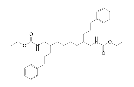 Diethyl 2,7-bis(3'-phenylpropyl)octane-1,8-dicarbamate