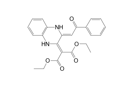 Diethyl 2-((3Z)-3-(2-oxo-2-phenylethylidene)-3,4-dihydro-2(1H)-quinoxalinylidene)malonate