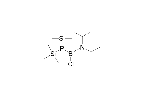 [bis(Trimethylsilyl)phosphanyl] (diisopropylamino)boron chloride