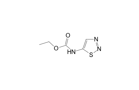 1,2,3-thiadiazole-5-carbamic acid, ethyl ester