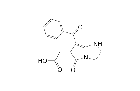 2-(7-benzoyl-5-keto-1,2,3,6-tetrahydropyrrol[1,2-a]imidazol-6-yl)acetic acid