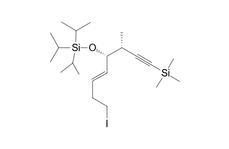 (E)-(3R,4S)-8-Iodo-3-methyl-4-triisopropylsilanyloxy-1-trimethylsilanyloct-5-en- 1-yne