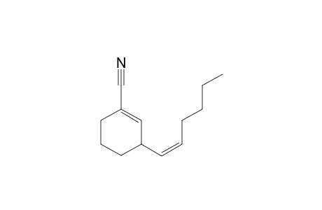 (Z)-3-(hex-1en-1-yl)cyclohex-1-enecarbonitrile