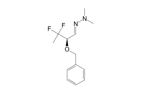 (R)-2-(BENZYLOXY)-3,3-DIFLUORO-N,N-DIMETHYLHYDRAZONE