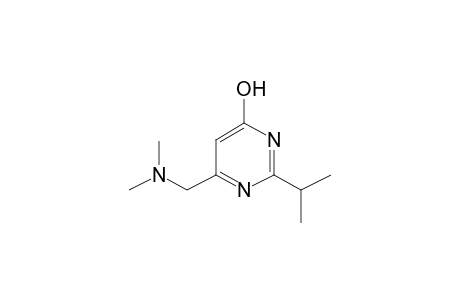 6-[(Dimethylamino)methyl]-2-isopropyl-4-pyrimidinol