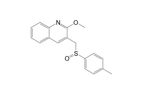 2-Methoxy-3-(p-tolylsulfinylmethyl)quinoline