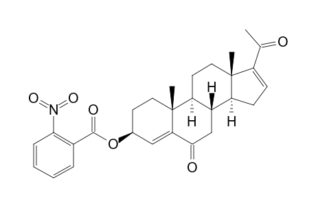 3-BETA-(ORTHO-NITROBENZOYLOXY)-PREGNA-4,16-DIENE-6,20-DIONE