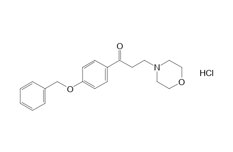 4'-(benzyloxy)-3-morpholinopropiophenone, hydrochloride