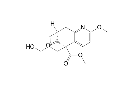 (5S*,9R*)-Methyl -9,10-dihydro-7-hydroxymethyl-2-methoxy-11-oxo-5,9-methanocycloocta[b]pyridine-5(6H)-carboxylate