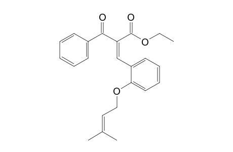 Ethyl 3-[2'-(3"-methyl-2"-butenyloxy)phenyl]-2-benzoyl-2-propenylate