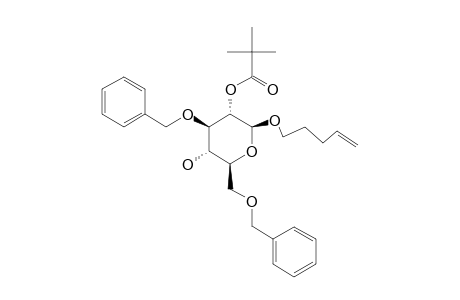 N-PENTENYL-3,6-DI-O-BENZYL-2-O-PIVALOYL-BETA-D-GLUCOPYRANOSIDE