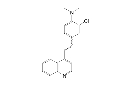 4-(3-chloro-4-dimethylaminostyryl)quinoline