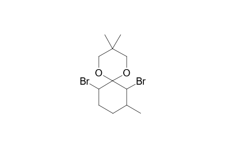 7,11-DIBROMO-3,3,8-TRIMETHYL-1,5-DIOXASPIRO-[5,5]-UNDECANE