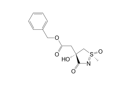 [S-(1R*-trans)]-4,5-Dihydro-4-hydroxy-1-methyl-3-oxo-3H-1.lamda.4-isothiazole-4-acetic acid benzyl ester